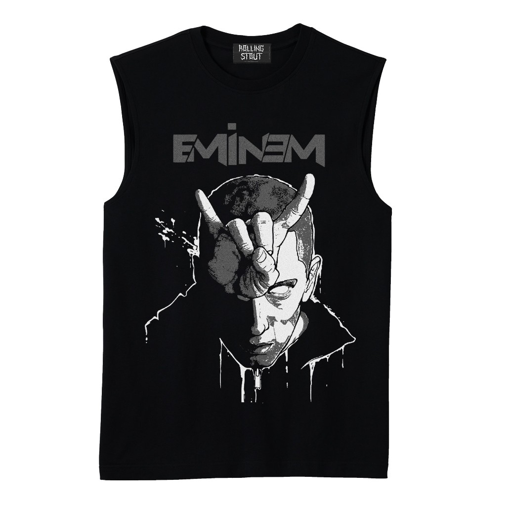 Jual Rollingstout Kaos Singlet Pria Eminem Tanktop Man Shopee Indonesia 