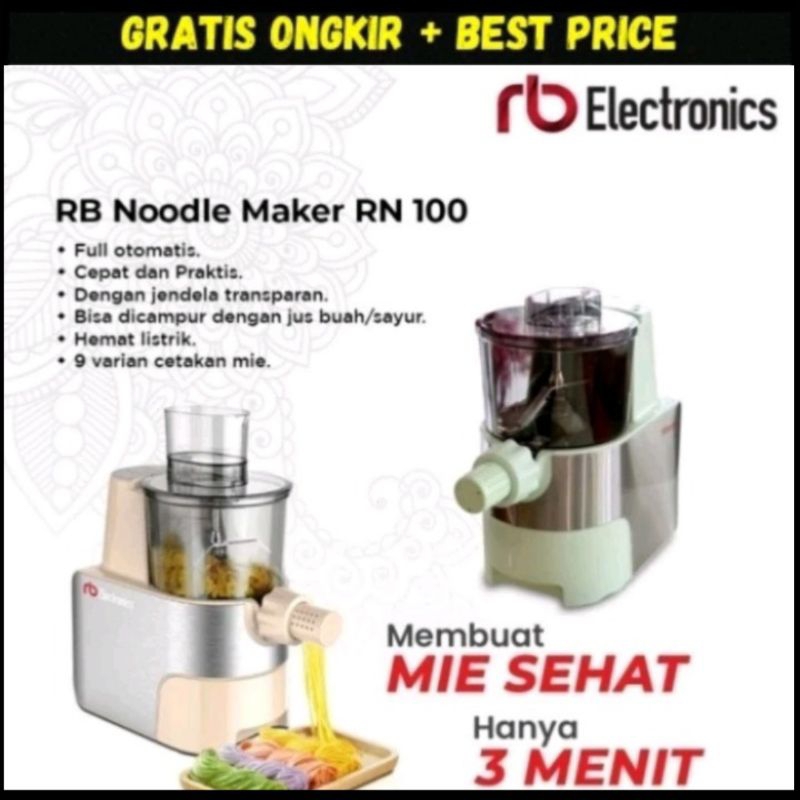 Jual Mesin Pembuat Mie Otomatis Rb Noodle Rn Profesional Shopee