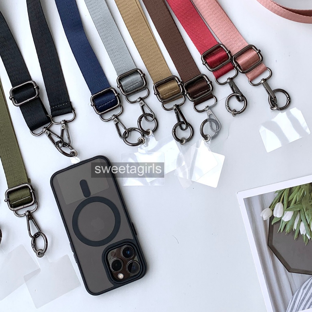 Jual Tali Gantungan Hp Lebar Tali Lanyard Strap Hp Tali Sling Case