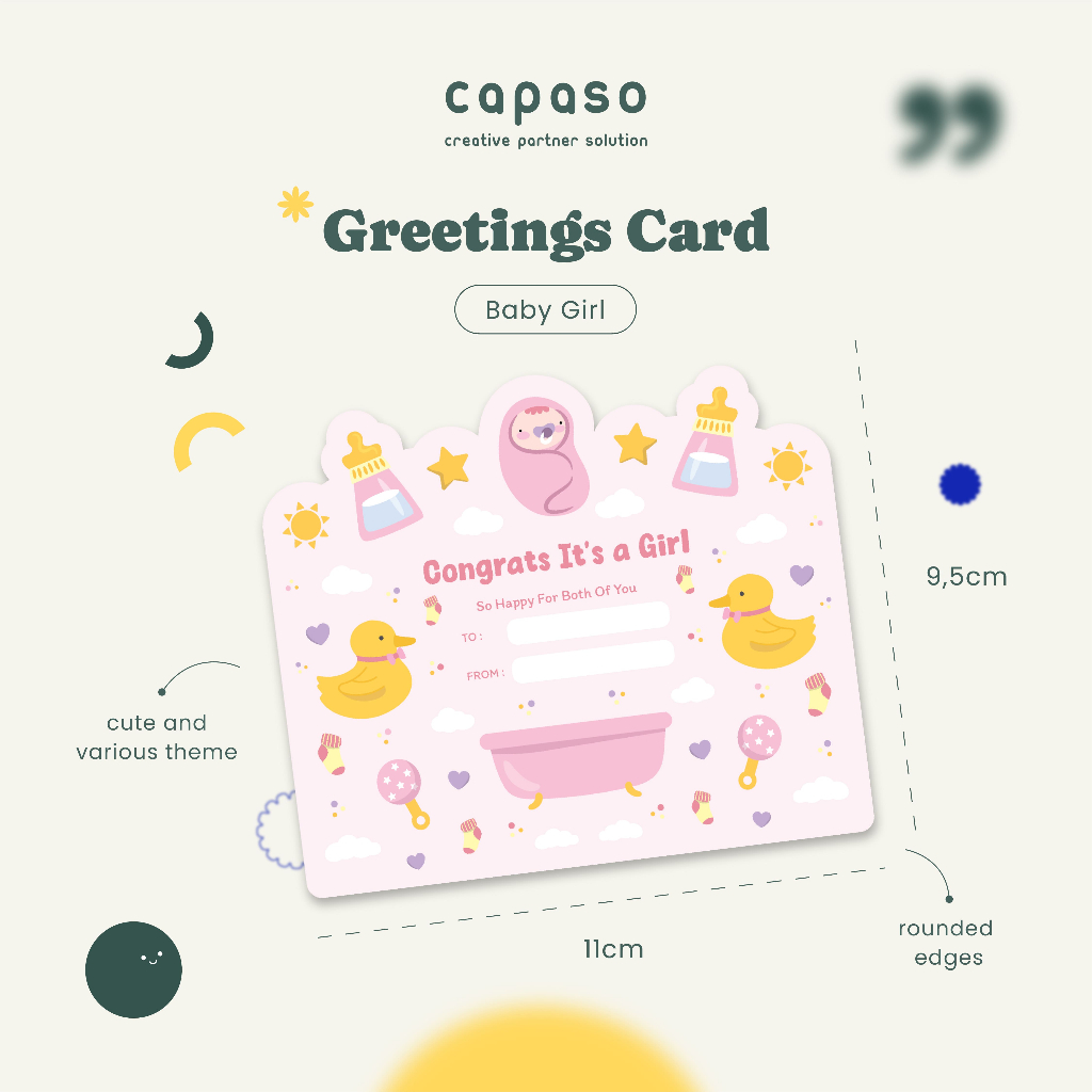 Jual Kartu Ucapan Happy Birthdaythank You Cardgreeting Card Lucu Shopee Indonesia