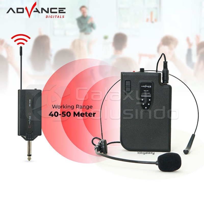 Jual ADVANCE MIC-500 Wireless Microphone Eksternal | Shopee Indonesia