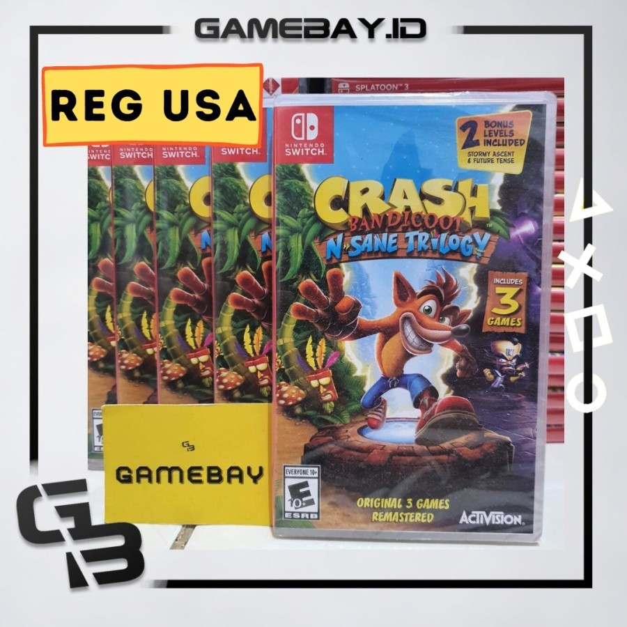 25th Anniversary Nintendo Switch Crash Bandicoot Bundle Crash
