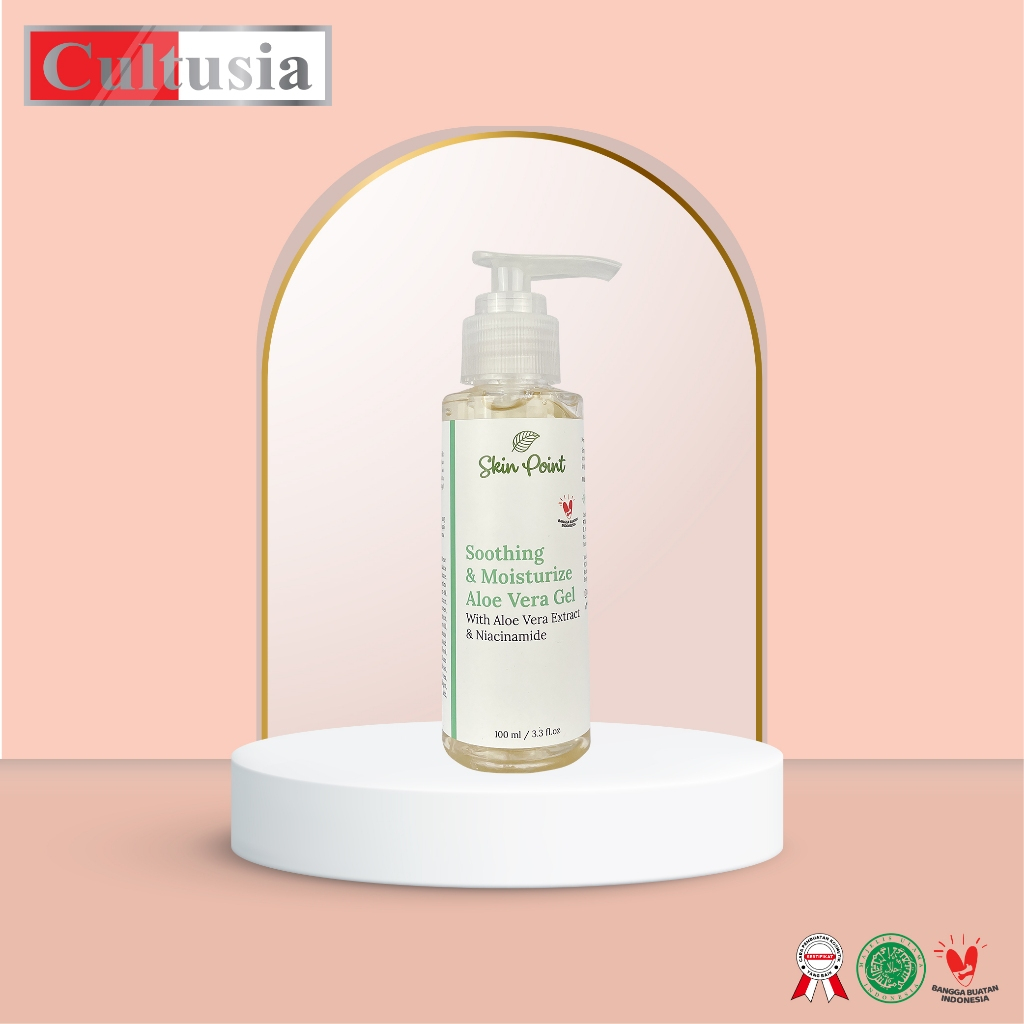 Jual Skin Point Soothing & Moisturize Aloe Vera Gel 100ml | Shopee ...