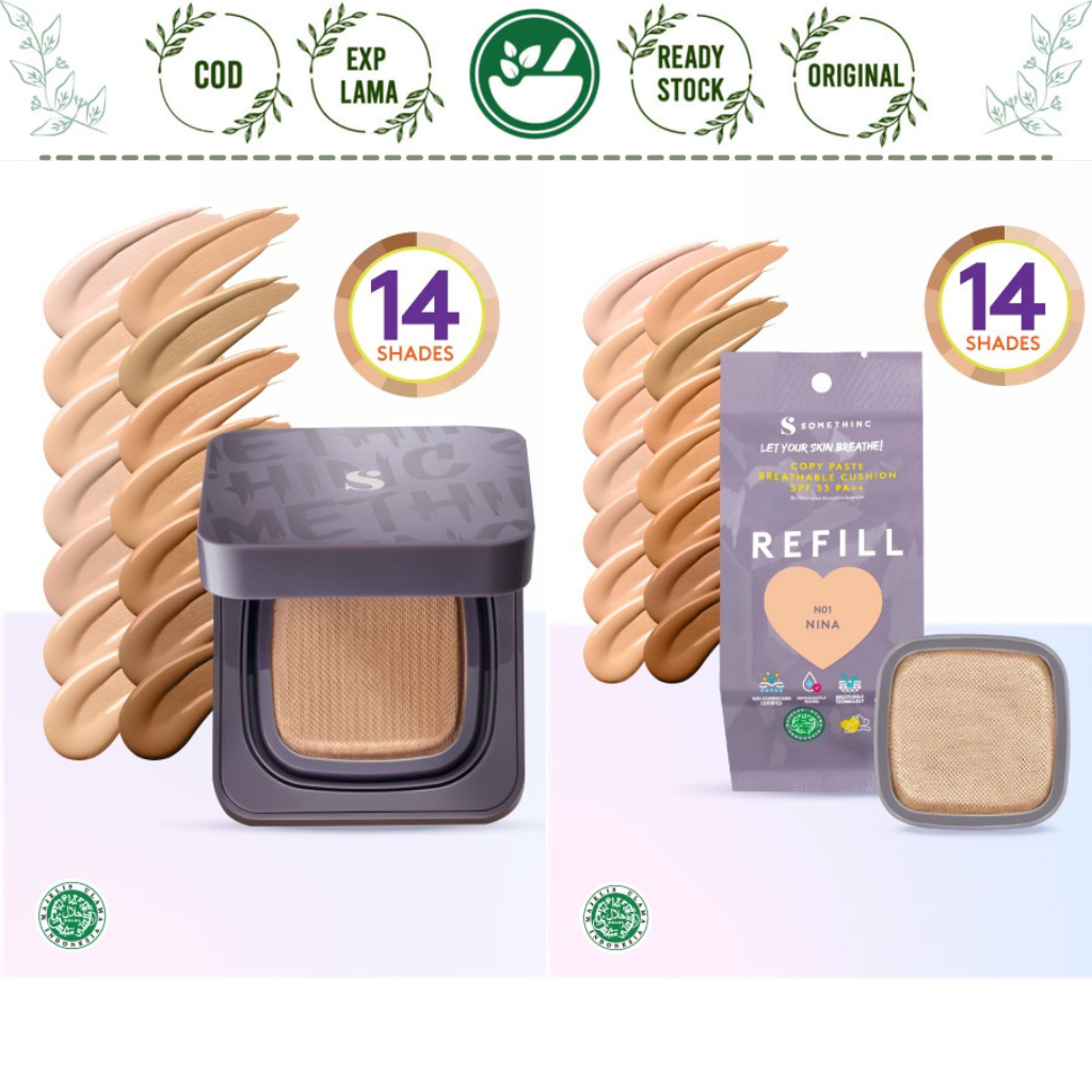 Jual SOMETHINC COPY PASTE BREATHABLE MESH CUSHION SPF 33 GLOW FINISH ...
