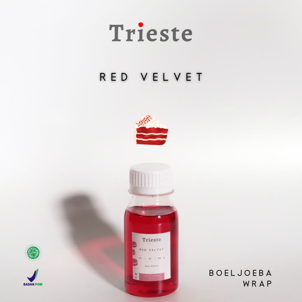 Jual Trieste Red Velvet Syrup Repack [30, 50, 100] g | Shopee Indonesia