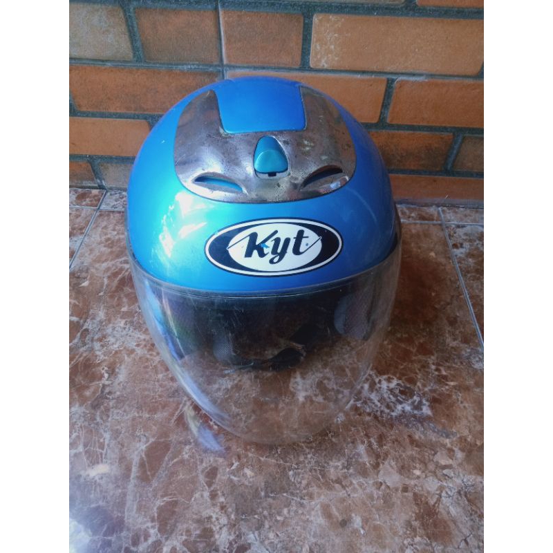 Jual HELM KYT JET SOLID ORIGINAL SECOND BEKAS PL Shopee Indonesia
