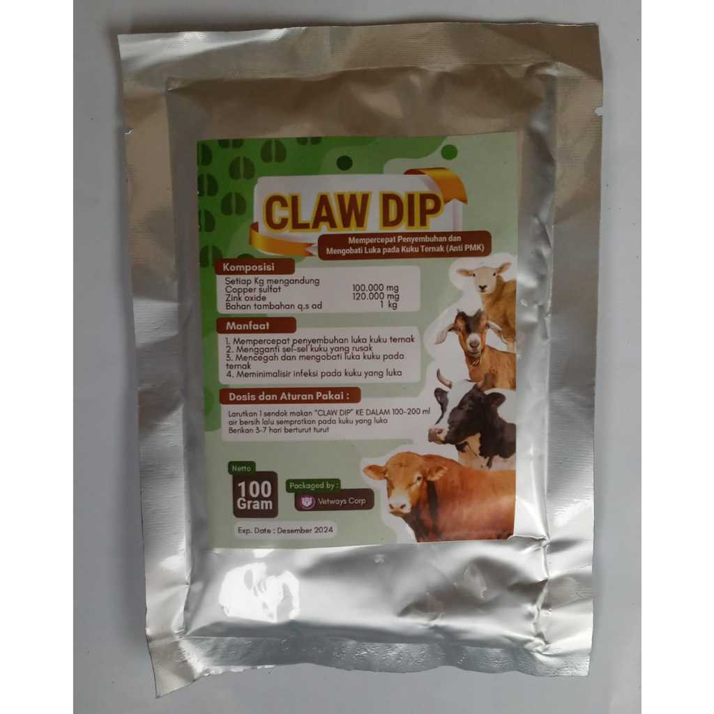 Jual CLAW DIP 100% Ori | Obat Kuku Sapi PMK, Pincang Bernanah Infeksi ...