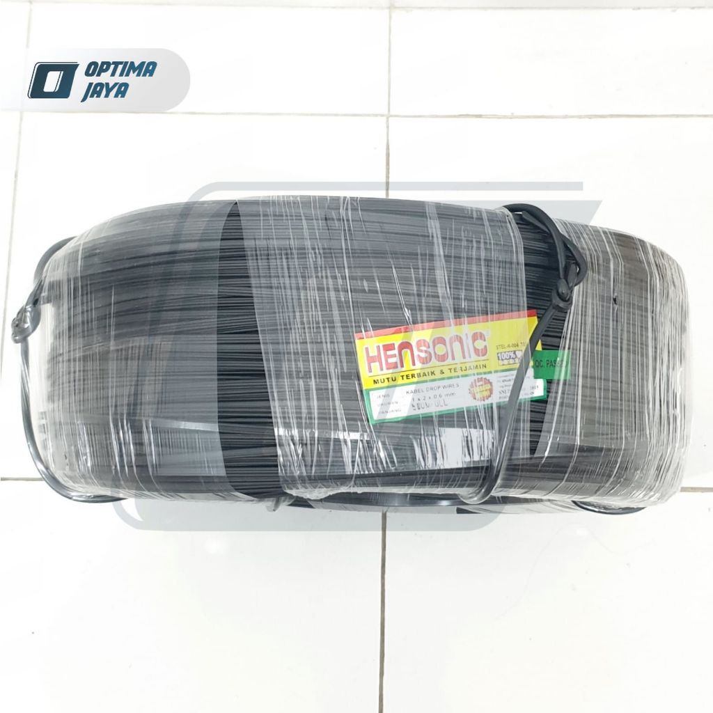 Jual Kabel Telepon 500 Meter Drop Wire 1x2x0,6mm Hensonic | Shopee ...