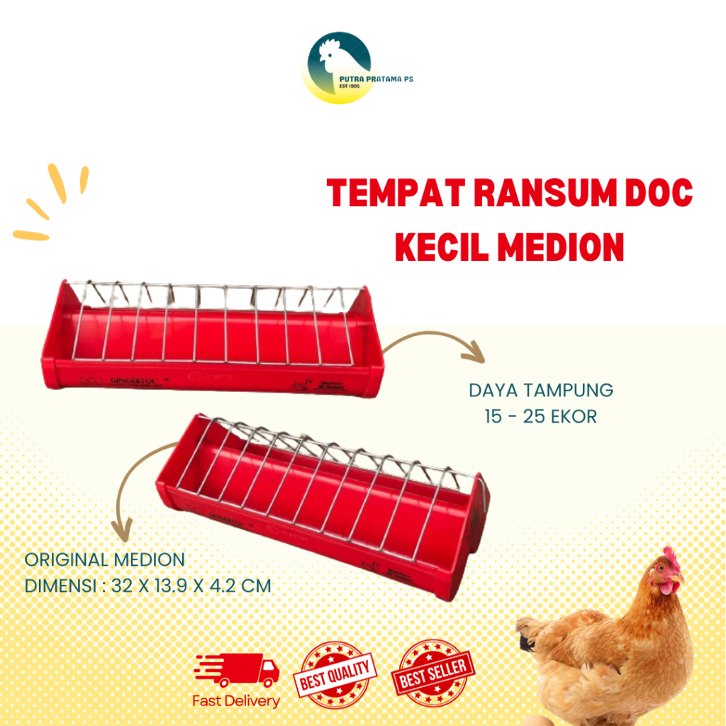 Jual TEMPAT RANSUM DOC KECIL Medion Daya Tampung 15-25 ekor | Shopee ...