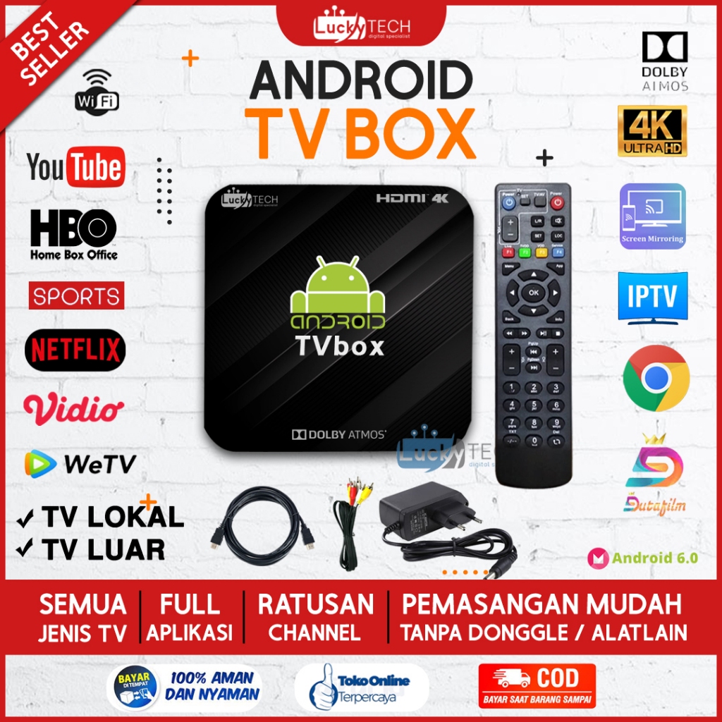 Jual Promo Stb Android Tv Box Unlock Root K Hd Os Full Aplikasi Set Box Wifi Internet Siap