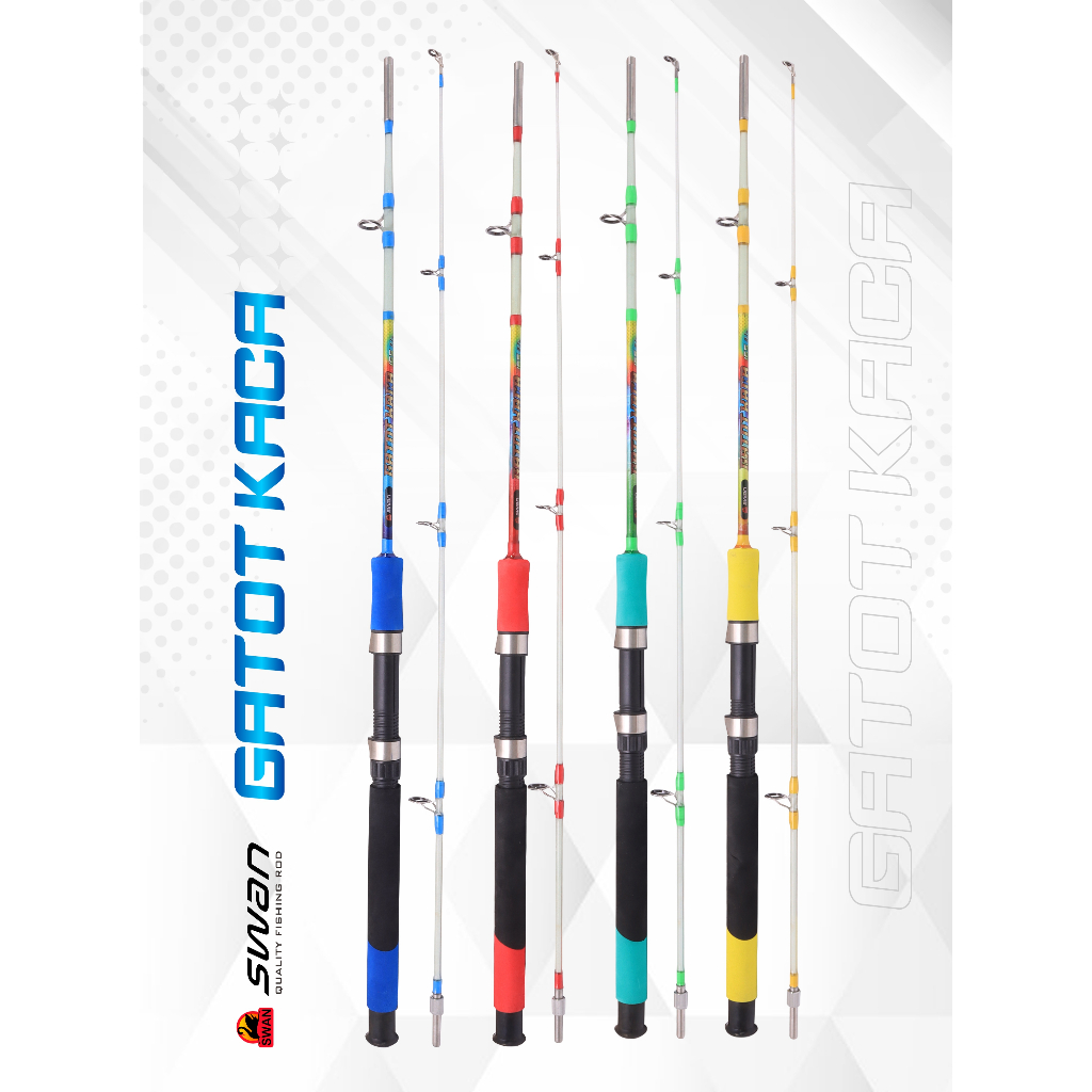 Jual Joran Pancing Fiber Warna Swan SB2 Gatot Kaca 1,5m 1,65m 1,8m 2,1m ...