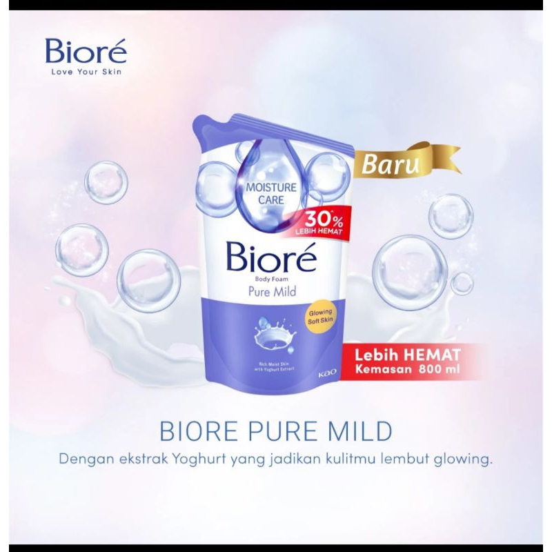 Jual Biore pure mild 800ml | Shopee Indonesia