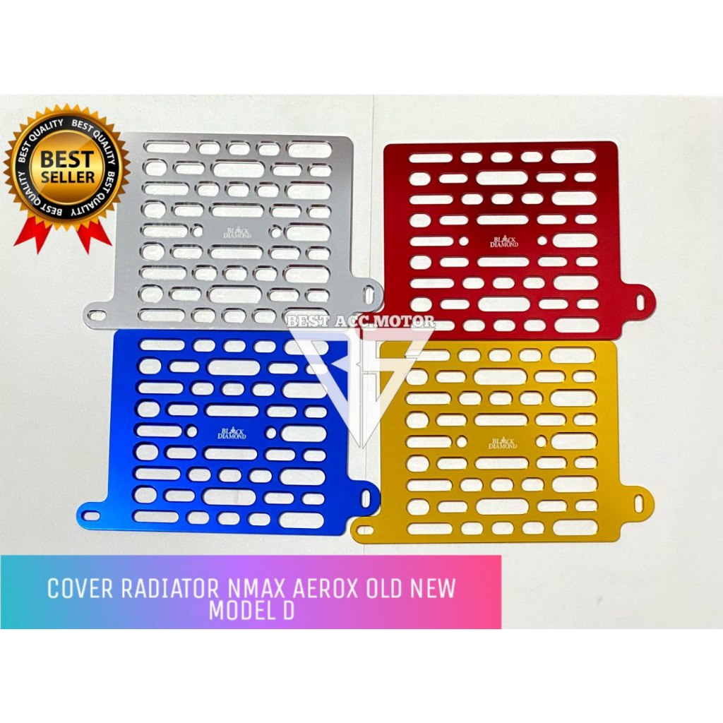 Jual TUTUP COVER RADIATOR AEROX 155 NMAX 150 155 OLD NEW LEXI 125 BLACK ...