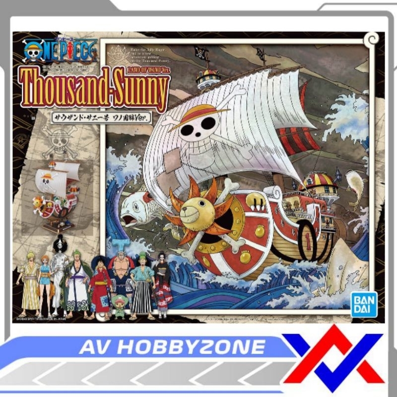 Jual One Piece Plamo Thousand Sunny Land Of Wano Ver Bandai Shopee