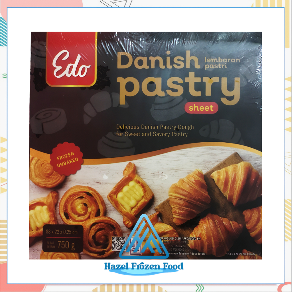 Jual Edo Danish Pastry 750gr Frozen Food Karawang | Shopee Indonesia