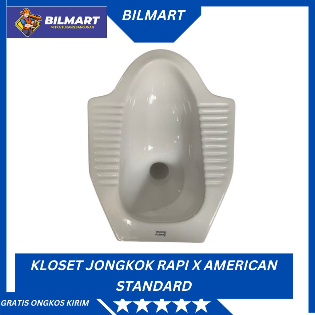 Jual KLOSET JONGKOK RAPI EX AMERICAN STANDARD PUTIH | Shopee Indonesia