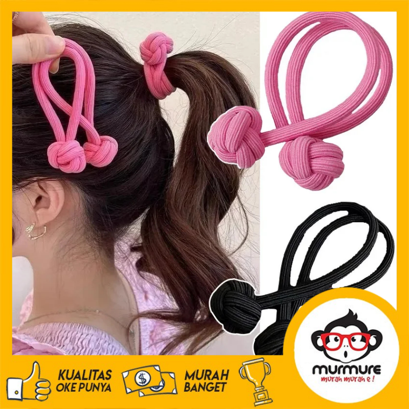 Jual MURMURE I IKAT RAMBUT TALI PONYTAIL AKSESORIS KARET RAMBUT TEBAL ...
