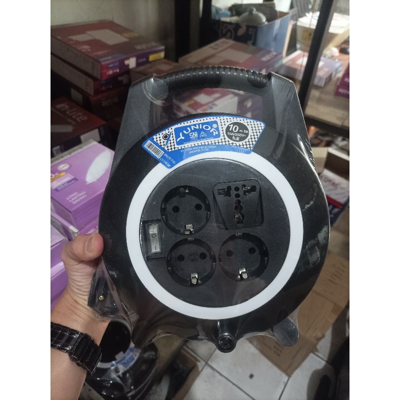 Jual kabel roll loyal junior 10m SNI bagus bisa untuk colokan kaki tiga ...