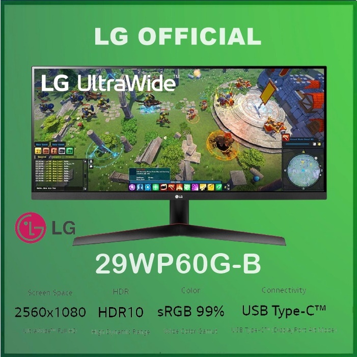 Jual Monitor LG 29" LED 29WP60G-B UltraWide Full HD HDR IPS Monitor ...