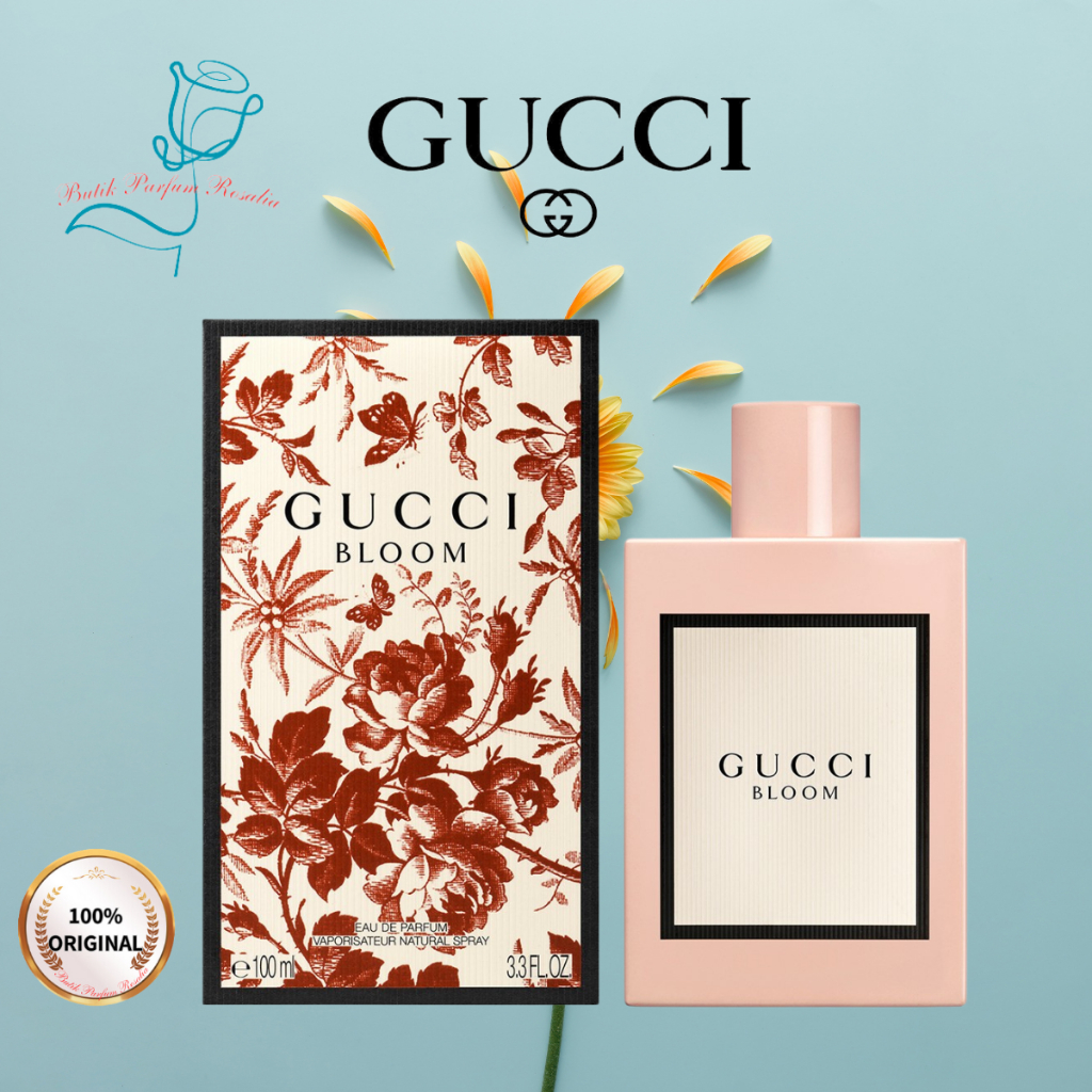 Parfum GUCCI BLOOM Eau de Parfum parfume gucci original 100% for women  100ML/PARFUM WANITA TAHAN