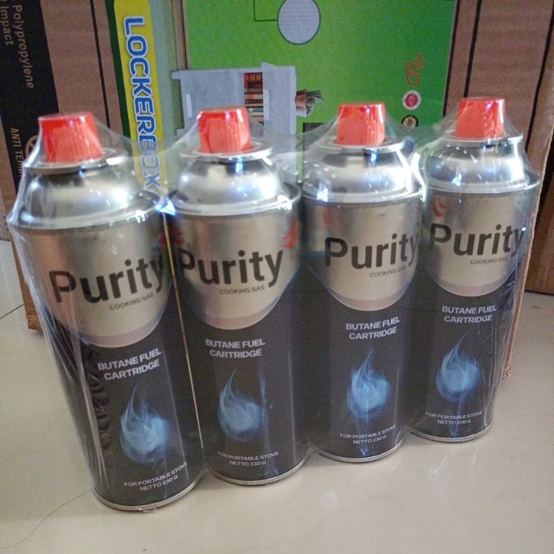 Jual Gas butane portabel PURITY cocok untuk ngegrill dll | Shopee Indonesia