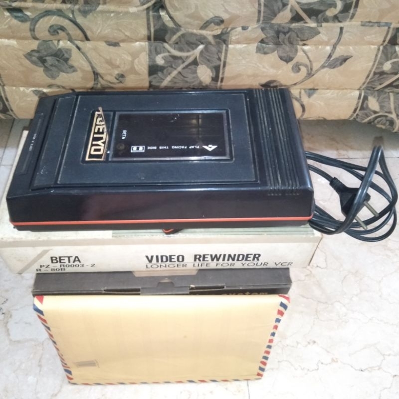 Jual Pemutar Rewinder Kaset Video Tape VHS Betamax Jetyo Shopee