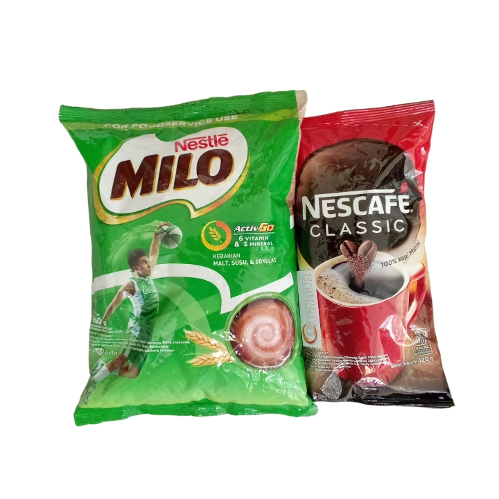 Jual Milo Complete Mix Profesional 960gr + Nescafe Calssic 120gr ...