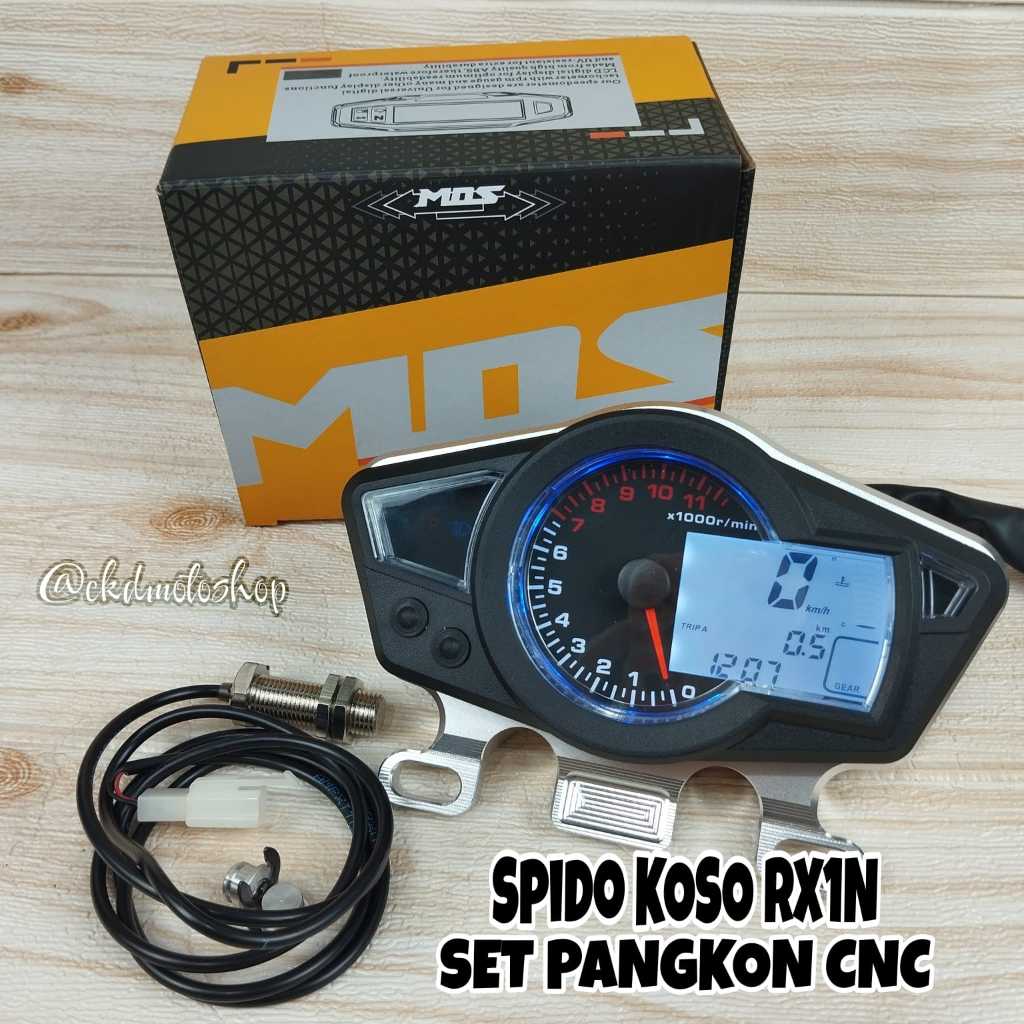 Jual SPEEDOMETER KOSO RX1N SPIDO SPEEDO RX 1 DIGITAL SPIDOMETER CUSTOM