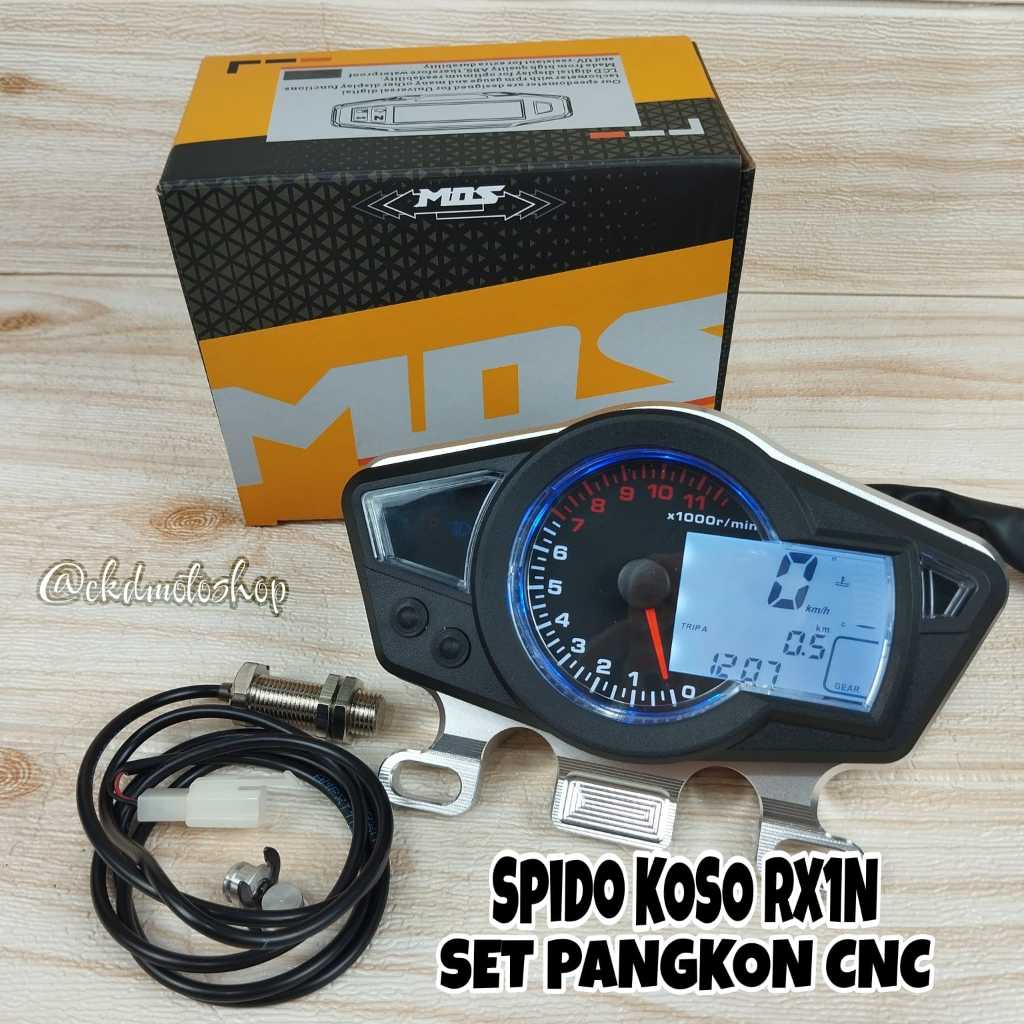 Jual Speedometer Koso Rx N Spido Speedo Rx Digital Spidometer Custom Universal Shopee Indonesia