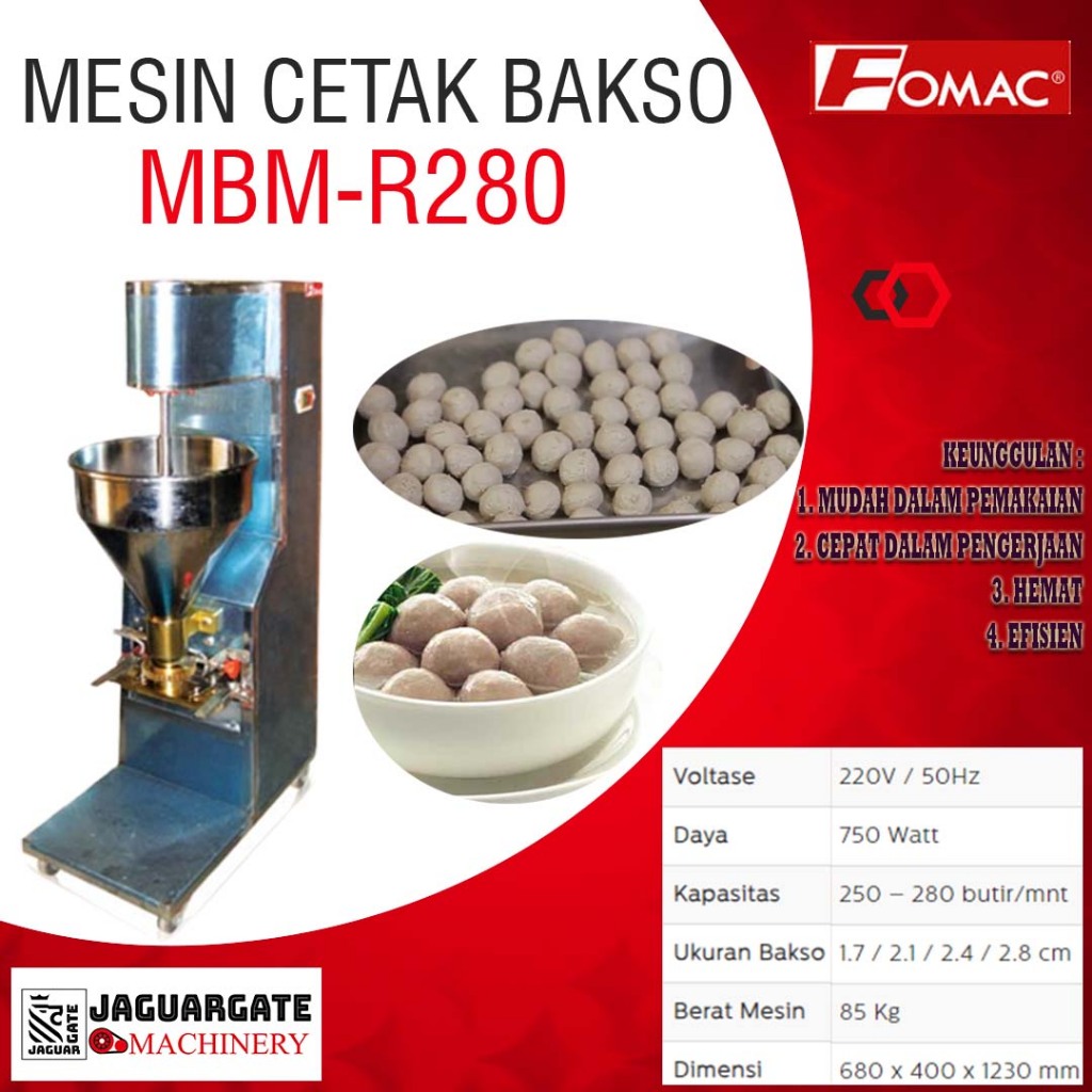 Jual Mesin Cetak Baso Mbm R280 Shopee Indonesia