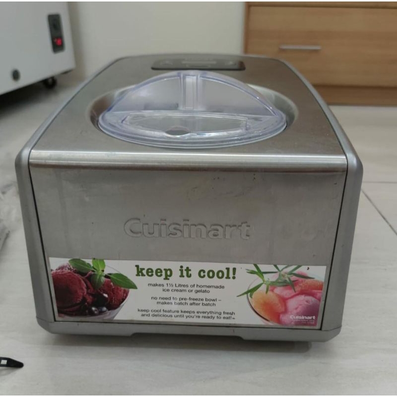 Jual CUISINART Ice Cream & Gelato Maker Commercial Quality Shopee