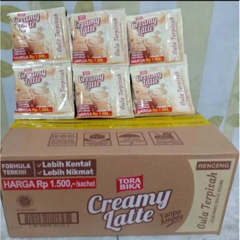Jual kopi Torabika creamy latte isi 10 sachet(25gr) Shopee Indonesia