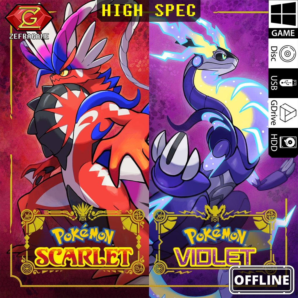 Jual Pokemon Scarlet Pokemon Violet Double Pack Ryujinx Emu Pc Full Version Games Pc Laptop 5793