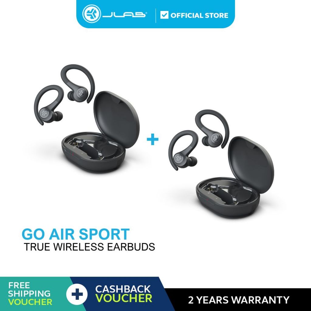 Jual JLab Go Air Sport Graphite TWS True Wireless Bluetooth