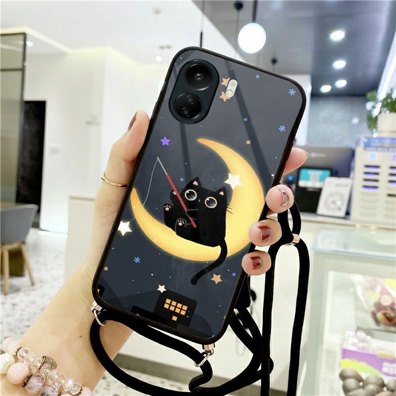 Jual Softcase Kaca Tali Xiaomi Redmi 13c Terbaru Kesing Redmi 13c Cg439 Shopee Indonesia 4555