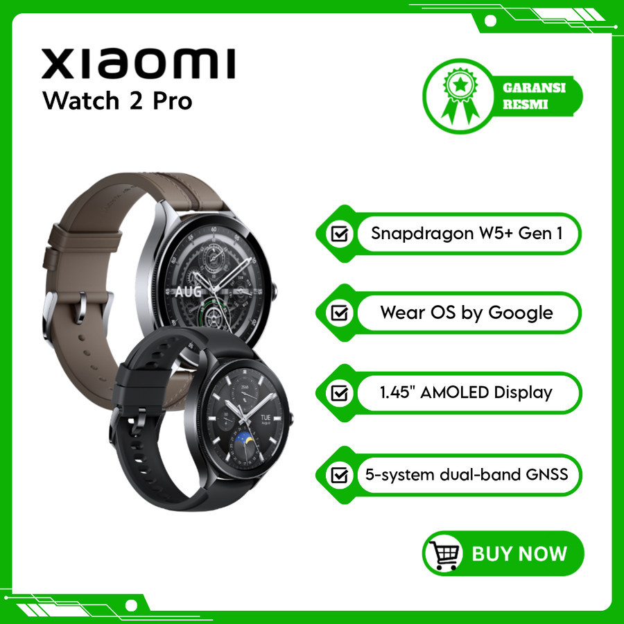 Jual XiaoMi Watch Pro AMOLED Display Snapdragon W5+ Gen