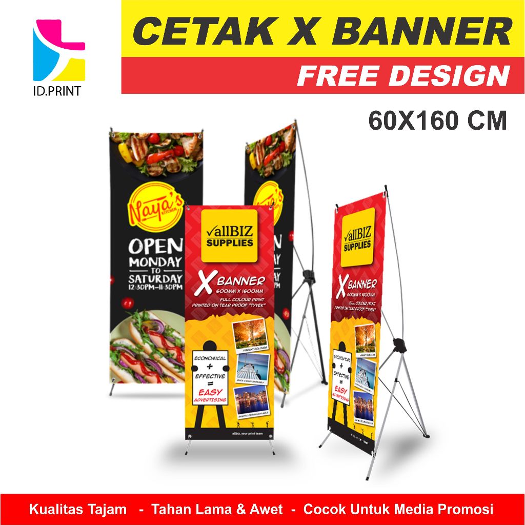 Jual CETAK X-BANNER / STAND BANNER / STANDING BANNER MURAH | Shopee ...