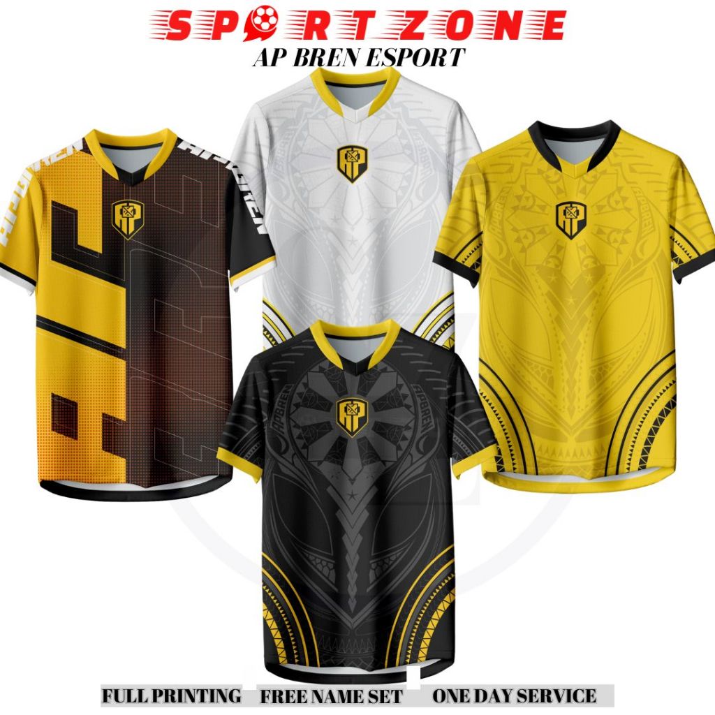 Jual Jersey gaming esport AP BREN Terbaru 20232024 Full Printing