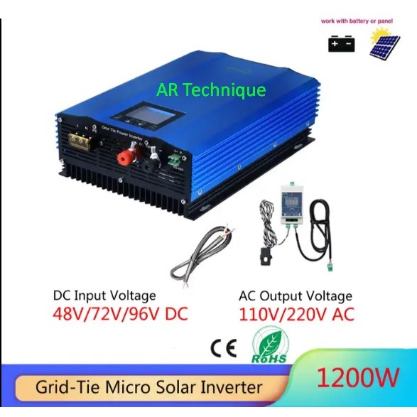 Jual Grid Tie Inverter Limiter Gtil Solar Inverter On Grid Limiter 1200w Shopee Indonesia