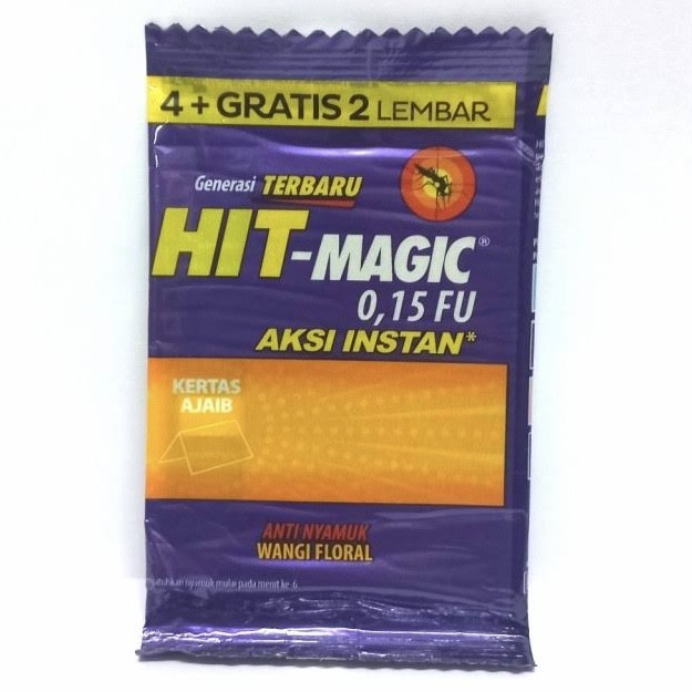 Jual HIT MAGIC KERTAS 4+2 LEMBAR WANGI FLORAL | Shopee Indonesia
