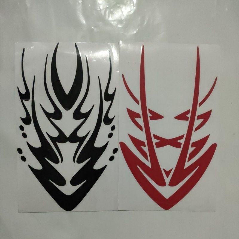 Jual Stiker Spakbor Depan Speda Motor Ukuran 15 x 25 ( 1 Pcs) | Shopee ...