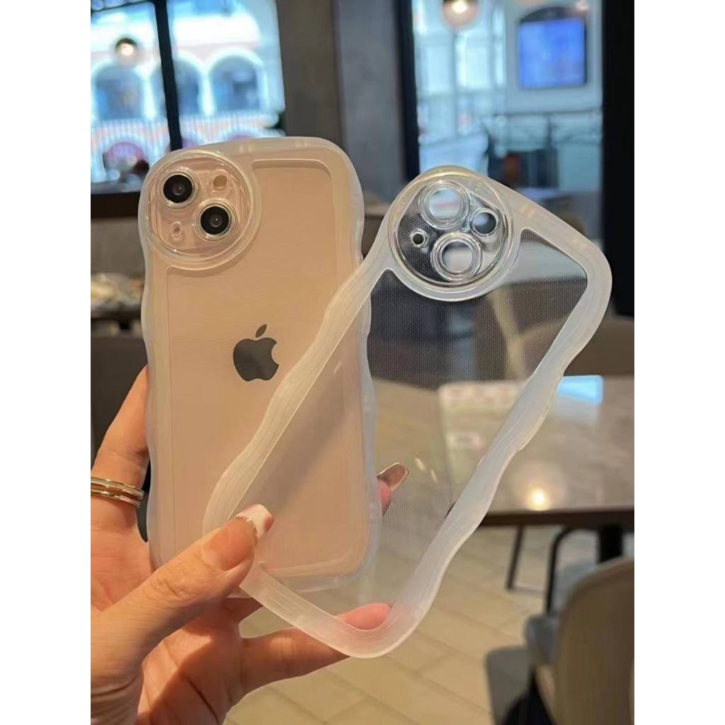 Jual Case Wave iPhone 7 plus 8 Plus X Xr 11 11 Pro Max Gelombang Bening ...