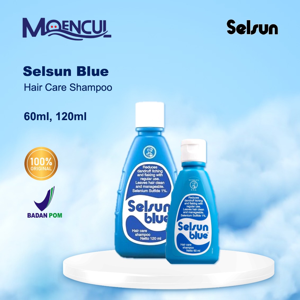 Jual Bpom Selsun Blue Shampoo Ml Ml Selsun Shampoo Ml Ml Shampoo Anti