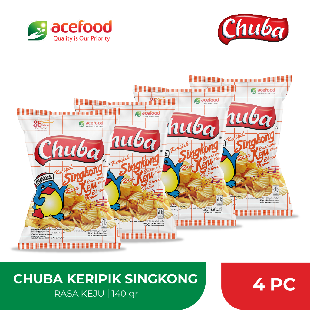 Jual Chuba Keripik Singkong Keju 125 Gr - 4 Pcs | Shopee Indonesia