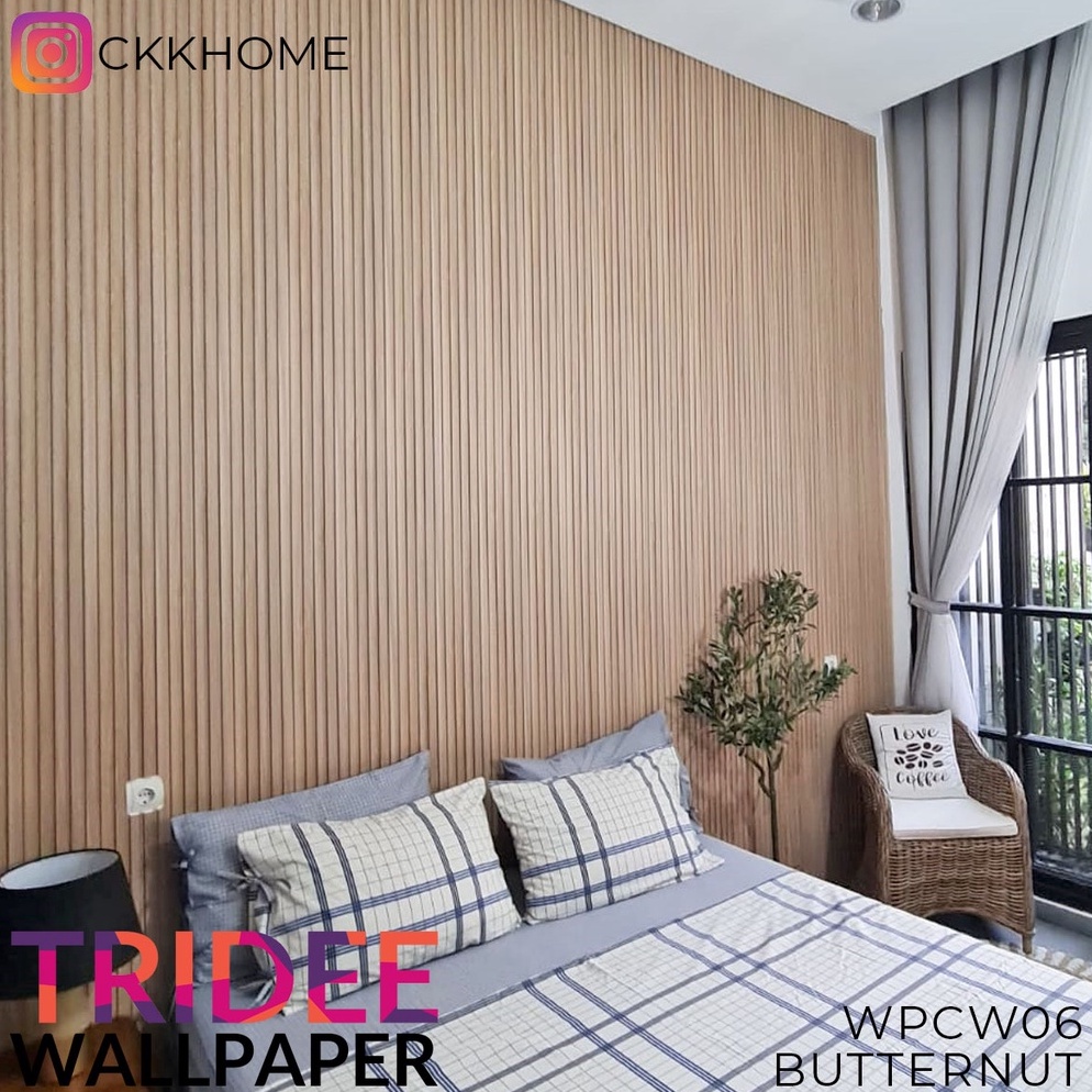 Jual Splash WOOD PANEL WPC TRIDEE WALLPANEL | Shopee Indonesia