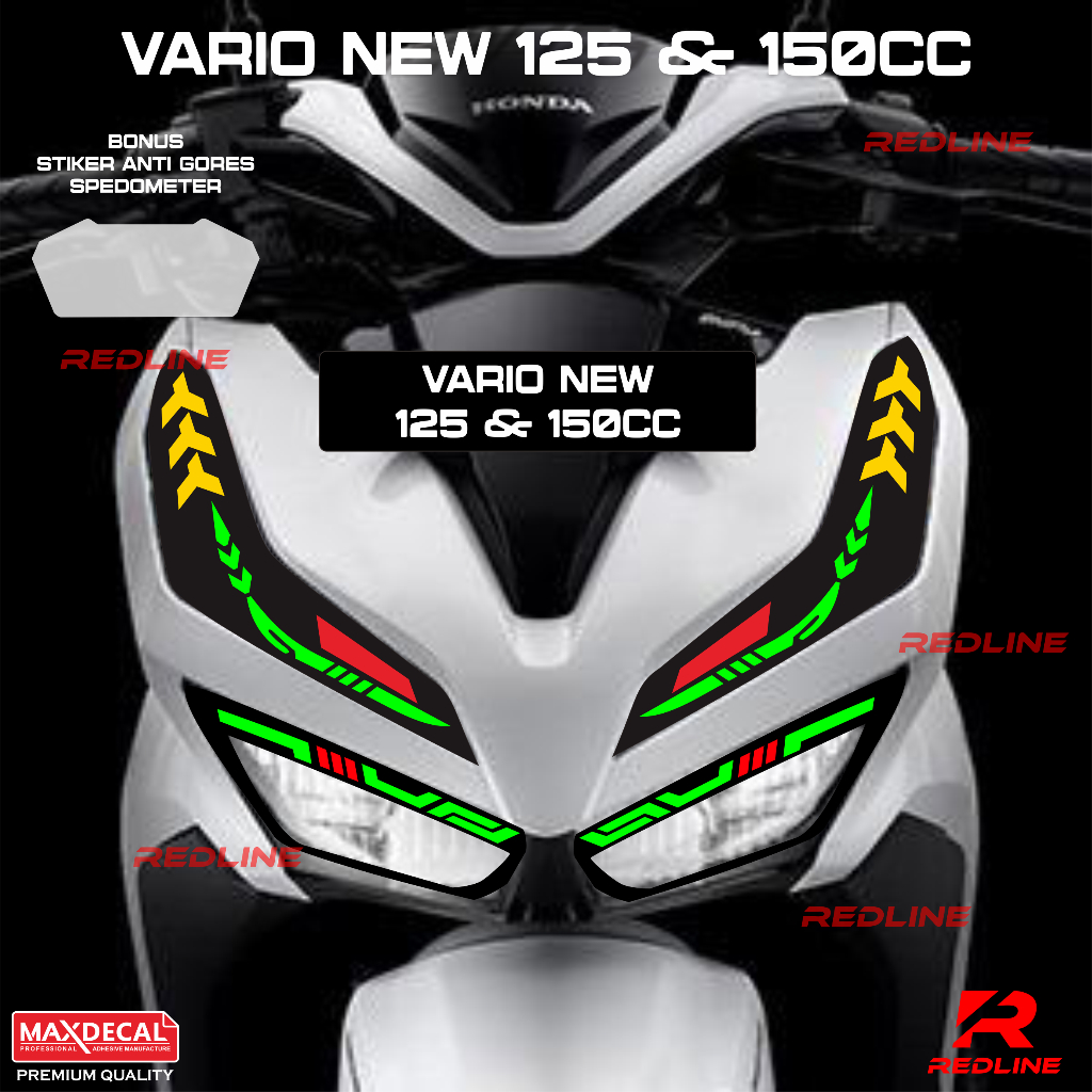 Jual Stiker Lampu Vario New Cc Shopee Indonesia