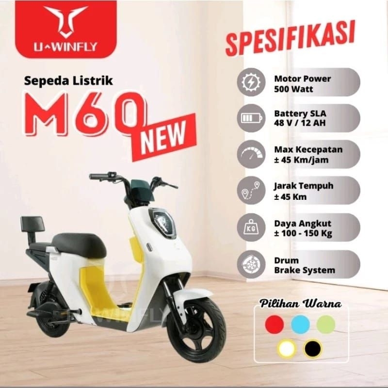 Jual Sepeda Listrik E Bike Uwinfly M New Product Shopee Indonesia