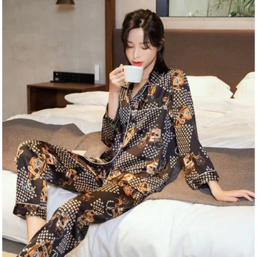 Piyama Satin Wanita Import Baju Tidur Satin Cp Pp