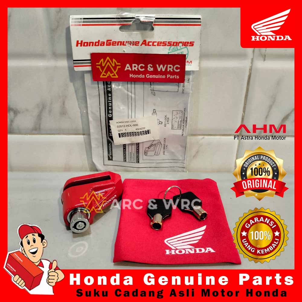 Jual Gembok Kunci Pengaman Pengunci Cakram Anti Maling All tipe Motor ...