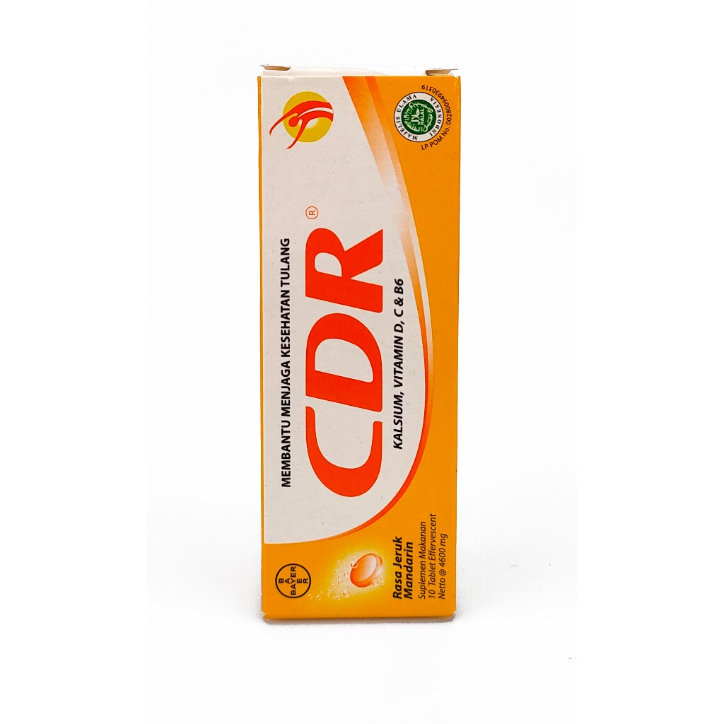 Jual CDR EFFERVESCENT RASA JERUK TUBE 10 TABLET | Shopee Indonesia